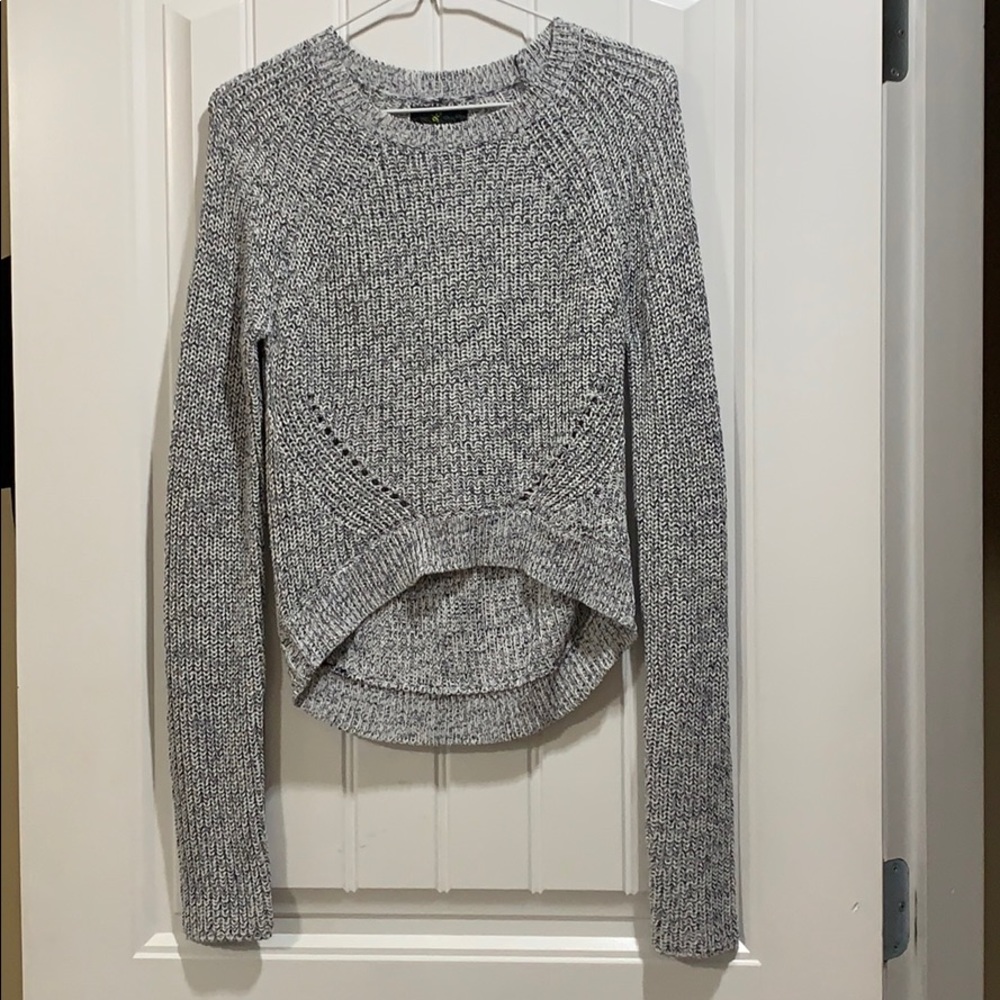 High low sweater top